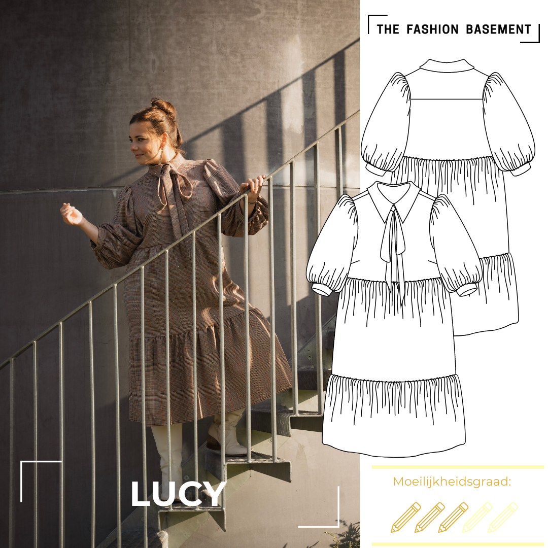Modelpatroon jurk Lucy van "The Fashion Basement"
